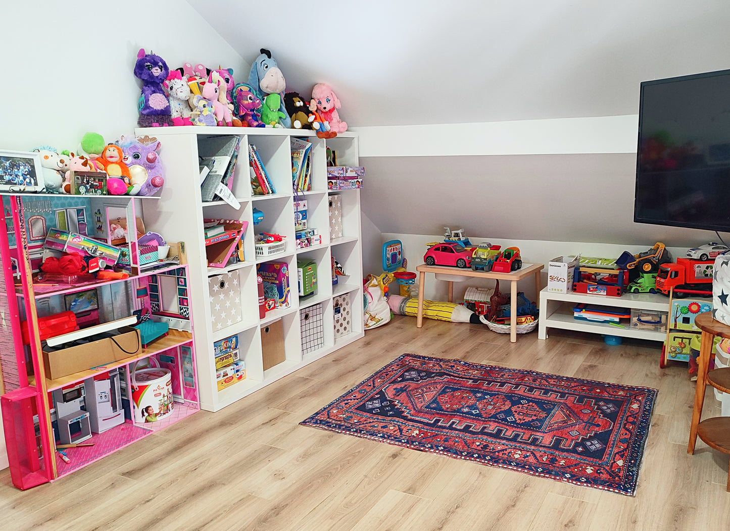 Warm Red Floor Sticker Rug